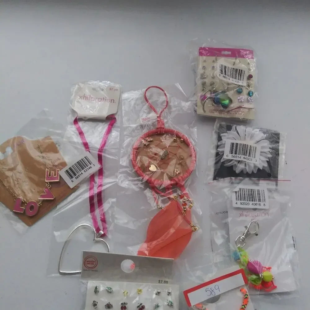 Kids Girls Mixed Lot Jewelry 6 Pieces
